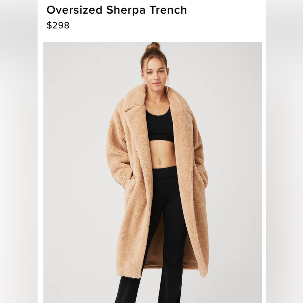 Alo Yoga Oversized Sherpa Trench